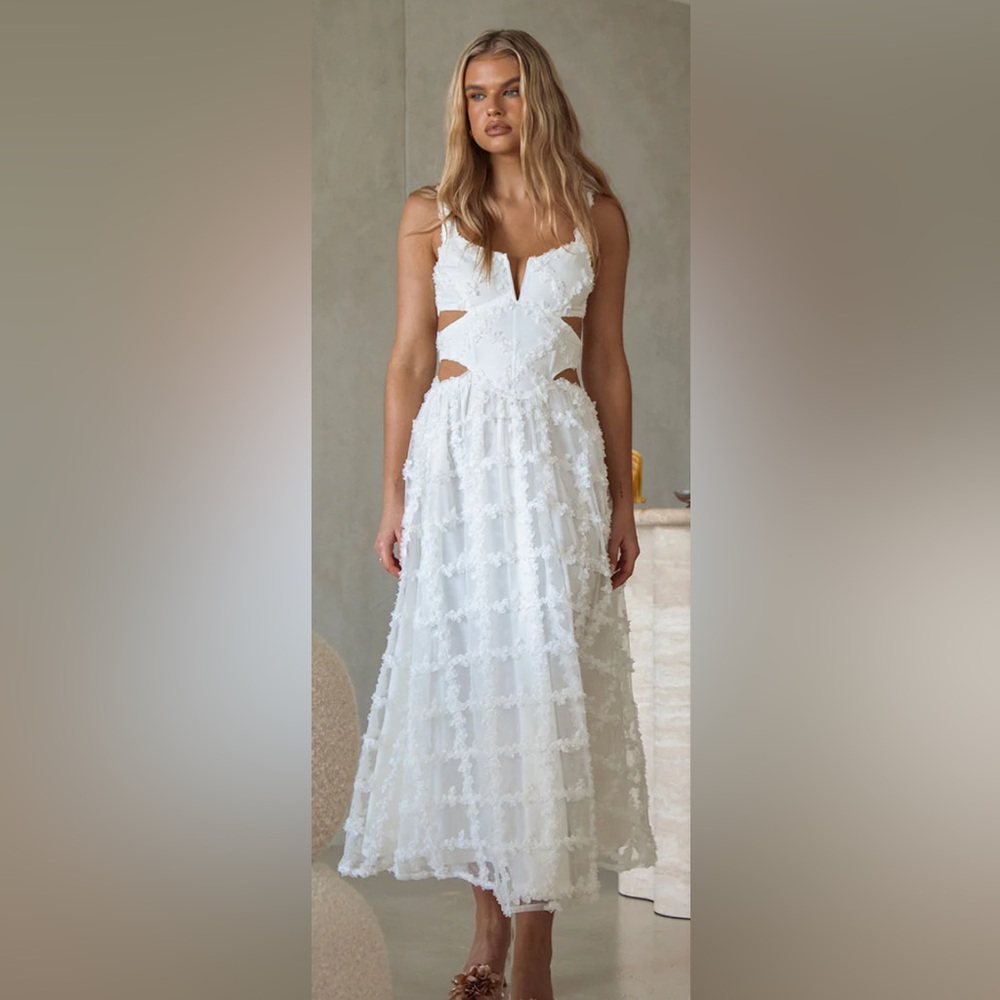 White Lace Dress by Sabo Luxe